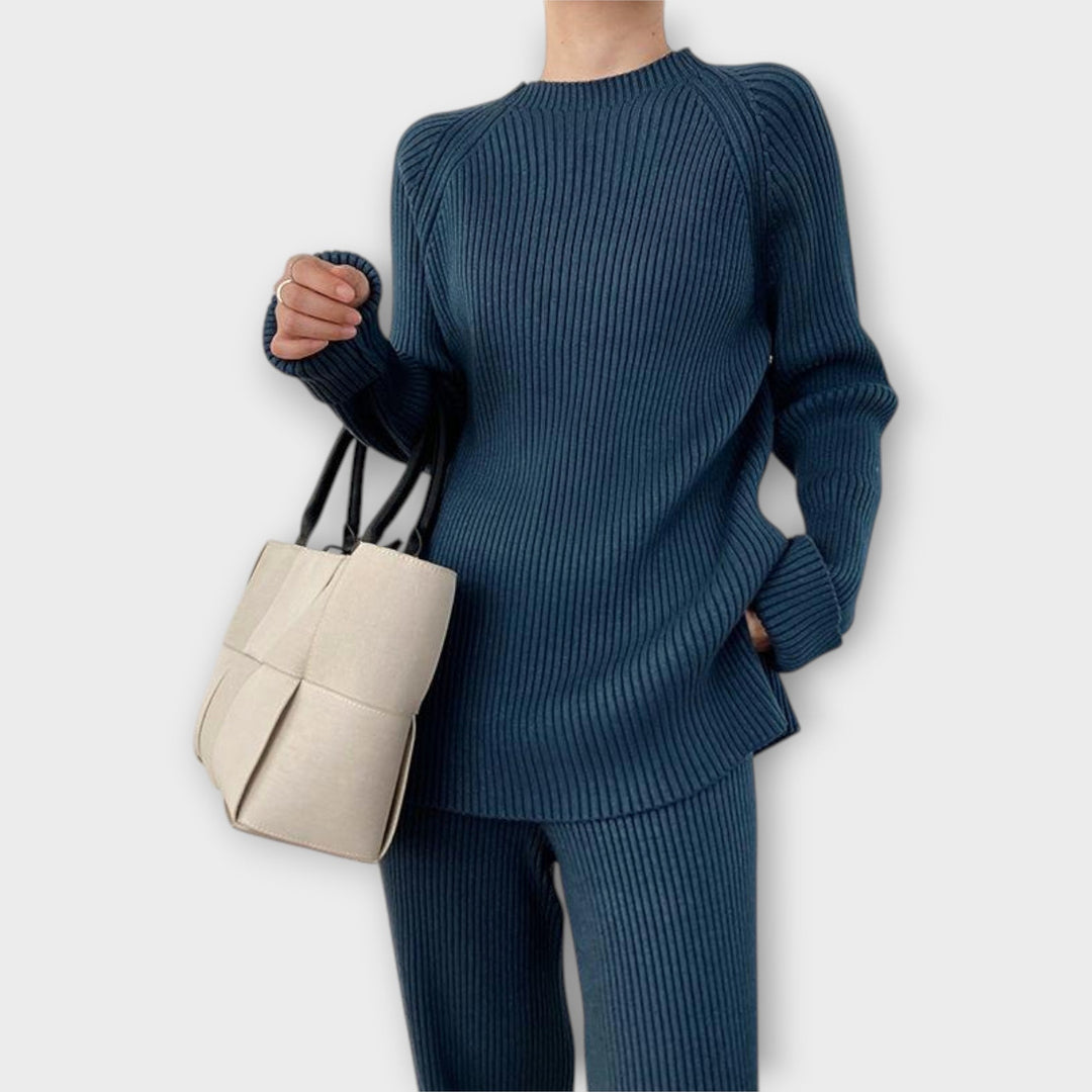 Olga | Conjunto de malha confortável