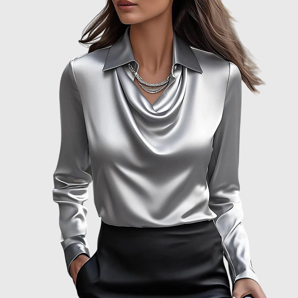 Diana | Elegante Blusa Acetinada