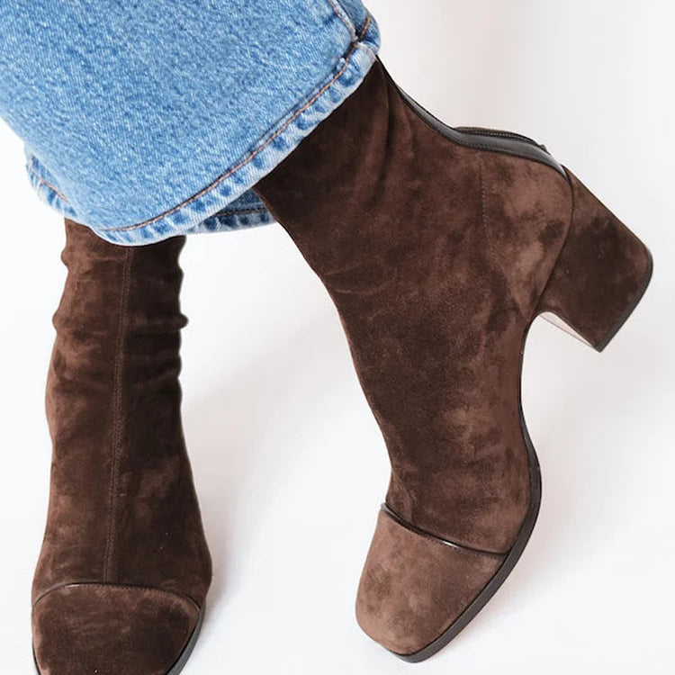 Melody | Botas de Salto Quadrado