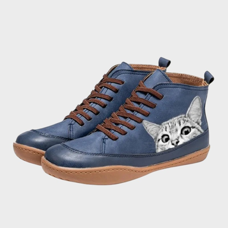 Mia | Botins de Pele