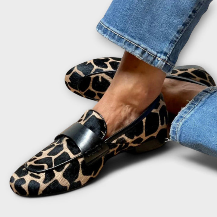 Bolonha | Mocassins com animal print