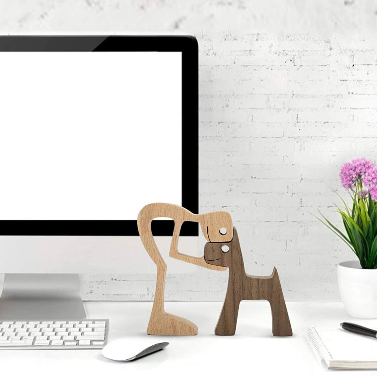 Esculturas de Animais de Estimação da Família