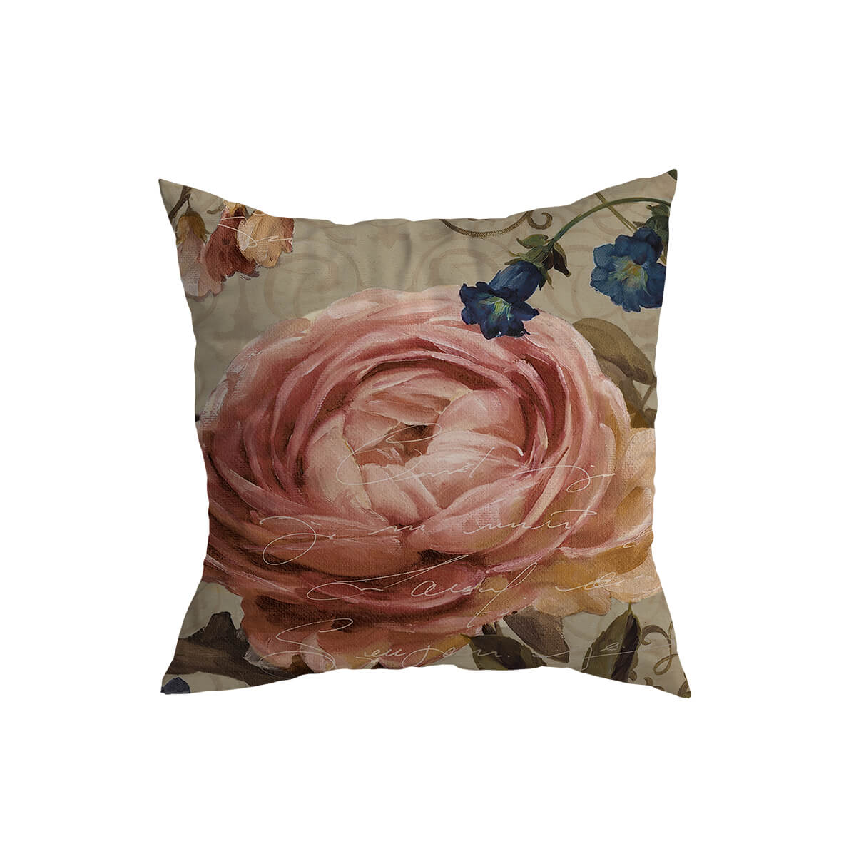 Capa de Almofadas Vintage de Flores de Primavera