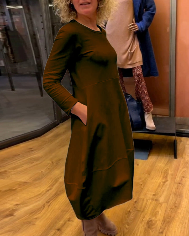 Mena | Vestido clean com bolsos