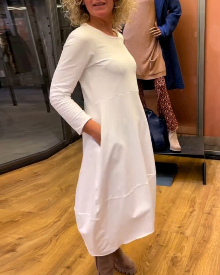 Mena | Vestido clean com bolsos