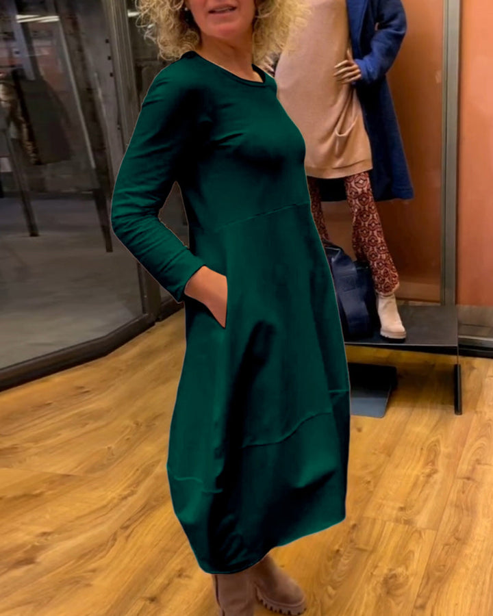 Mena | Vestido clean com bolsos