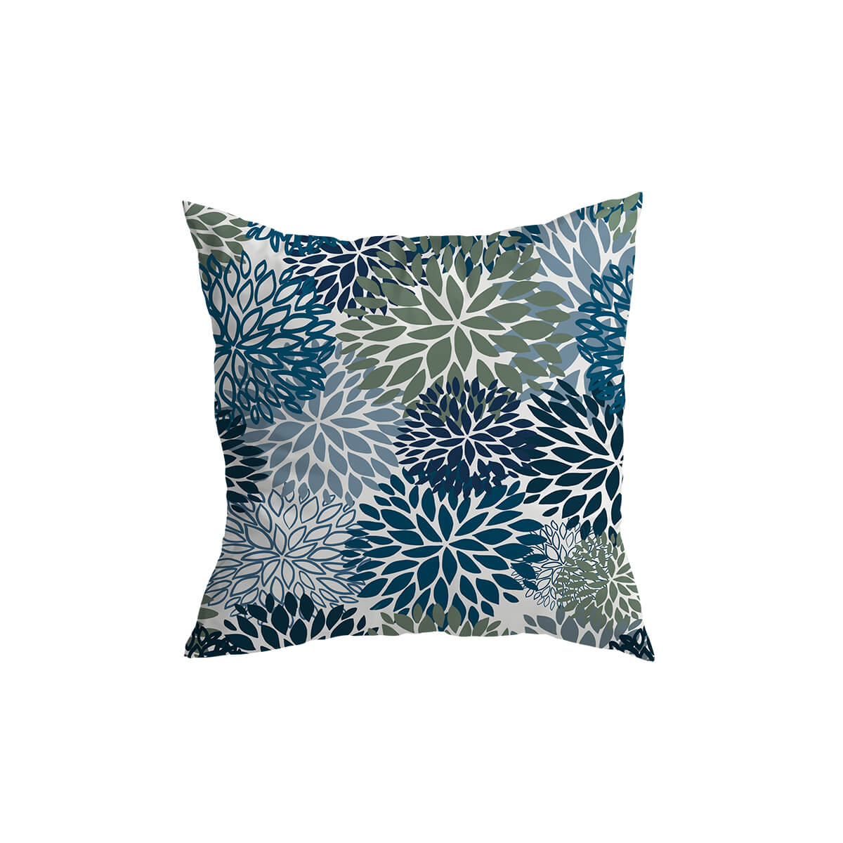 Capa de Almofadas Azuis Blooms