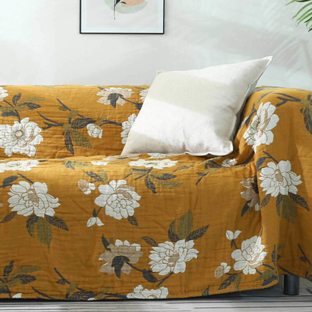 Colcha Floral Sunshine