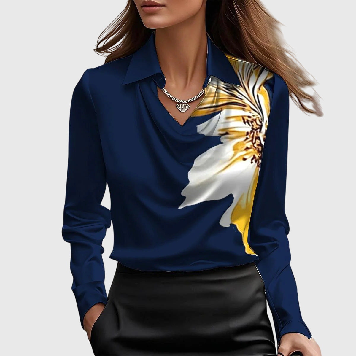 Diana | Elegante Blusa Acetinada
