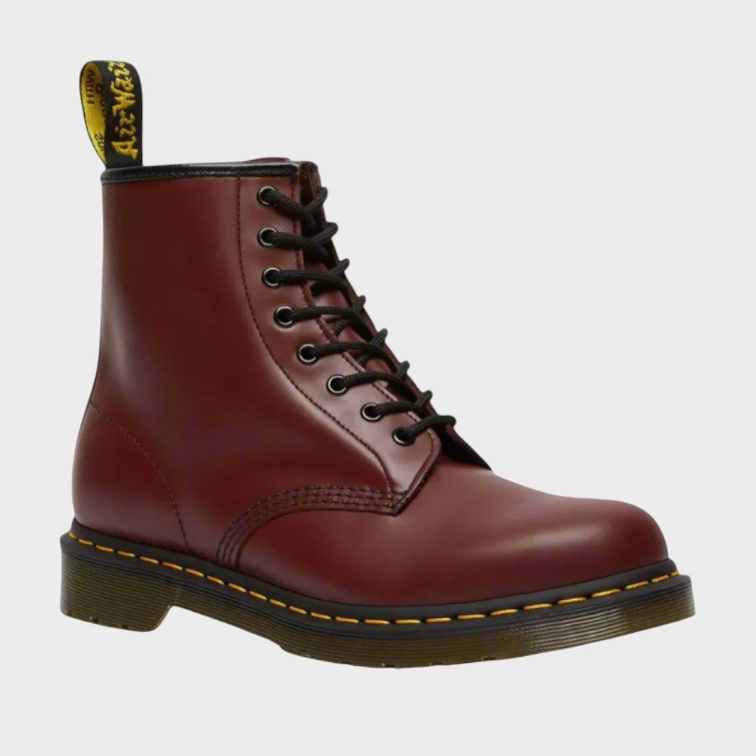 Mariana | Botas de Pele Estilo Militar com Cadarços