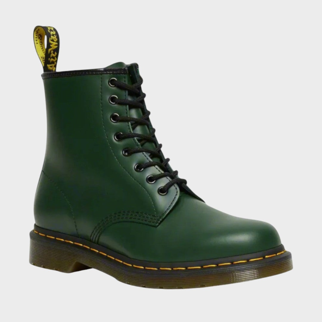Mariana | Botas de Pele Estilo Militar com Cadarços