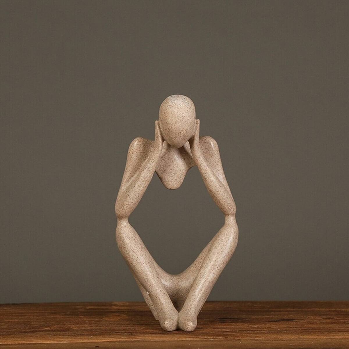 Decoração de Secretária Pensador Abstrato