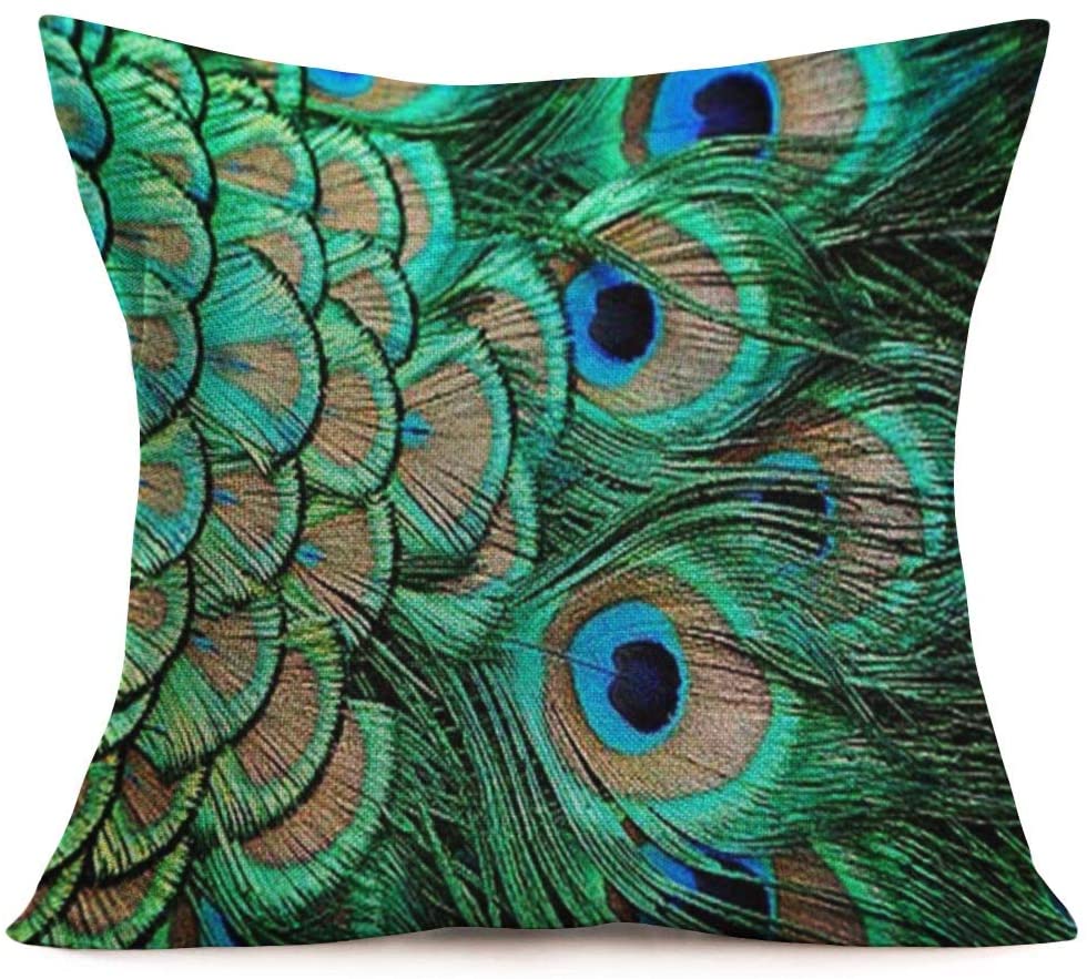 Capa de Almofada Pavão