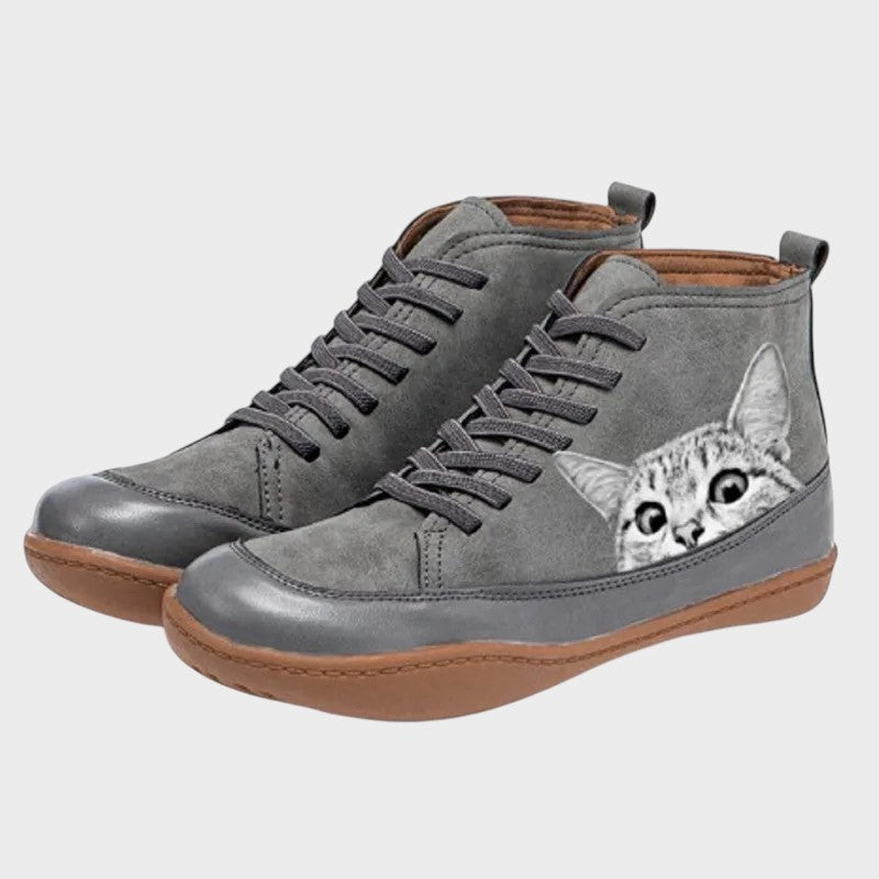 Mia | Botins de Pele