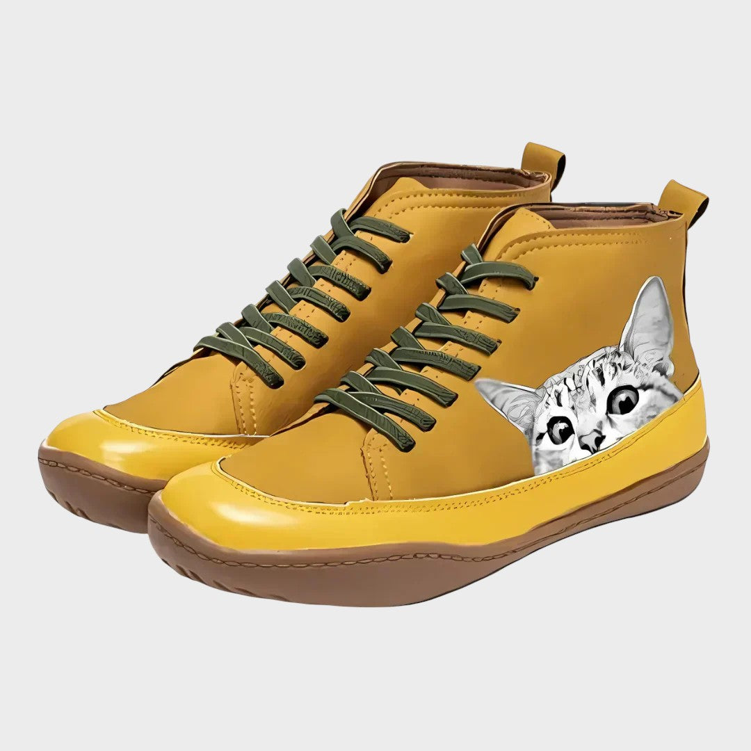 Mia | Botins de Pele