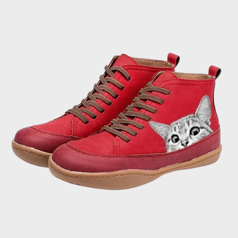 Mia | Botins de Pele