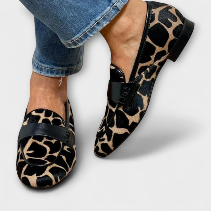 Bolonha | Mocassins com animal print