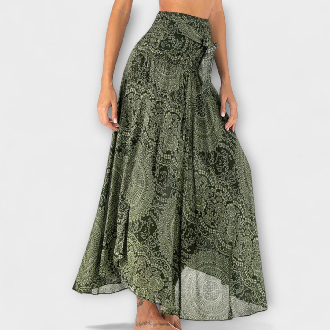 Denise – Falda Maxí Boho de Verano