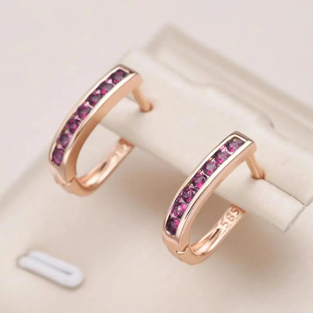 Brincos de Esmeralda e Diamante em Ouro