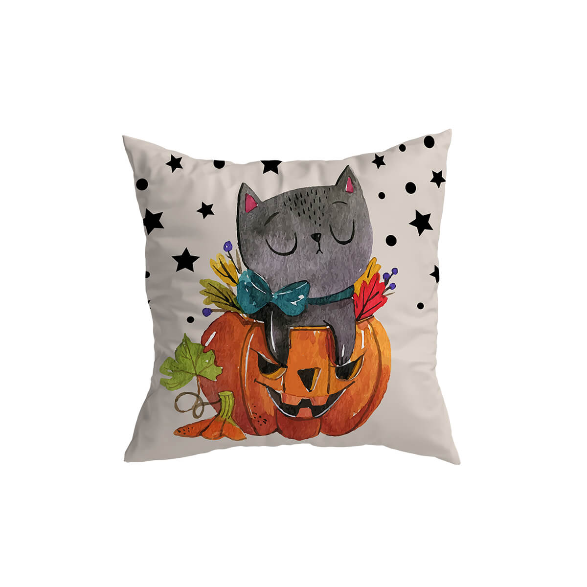 Capas de Almofadas de Halloween para Gatos