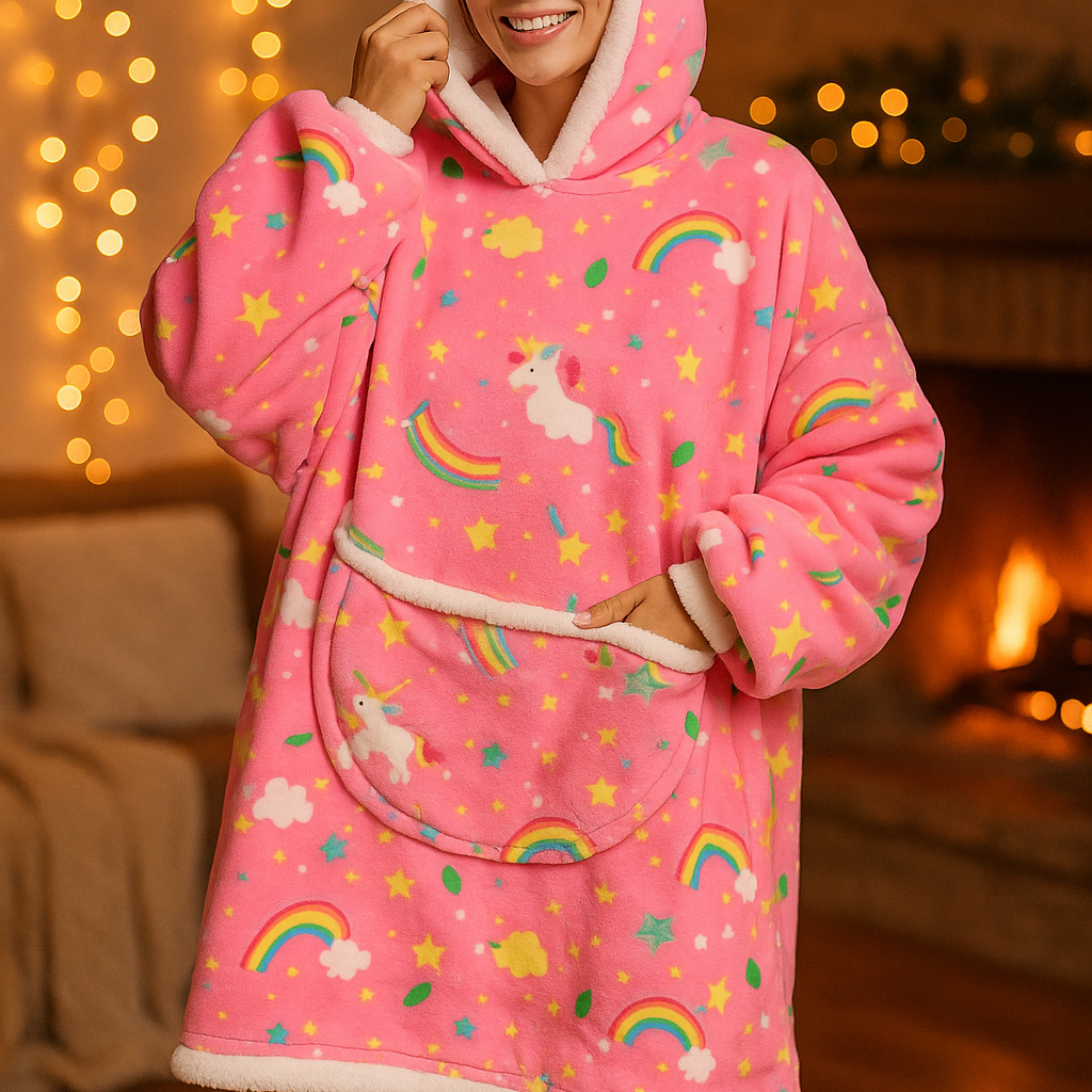 Mia | Manta com Capuz e Mangas