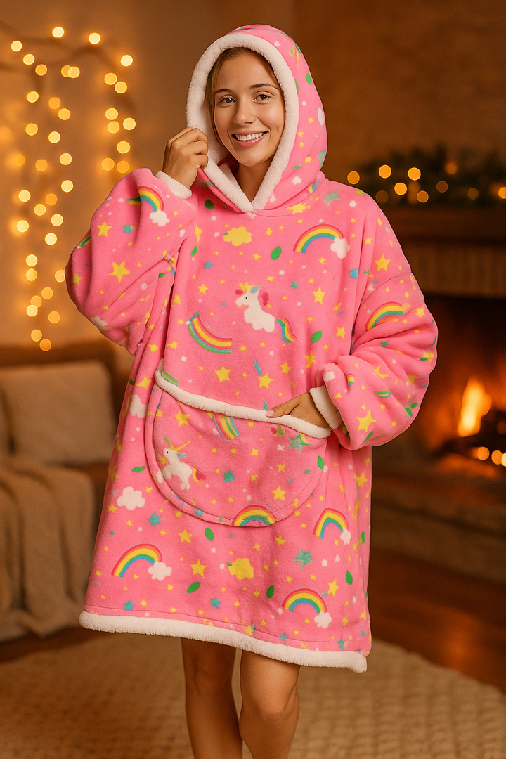 Mia | Manta com Capuz e Mangas