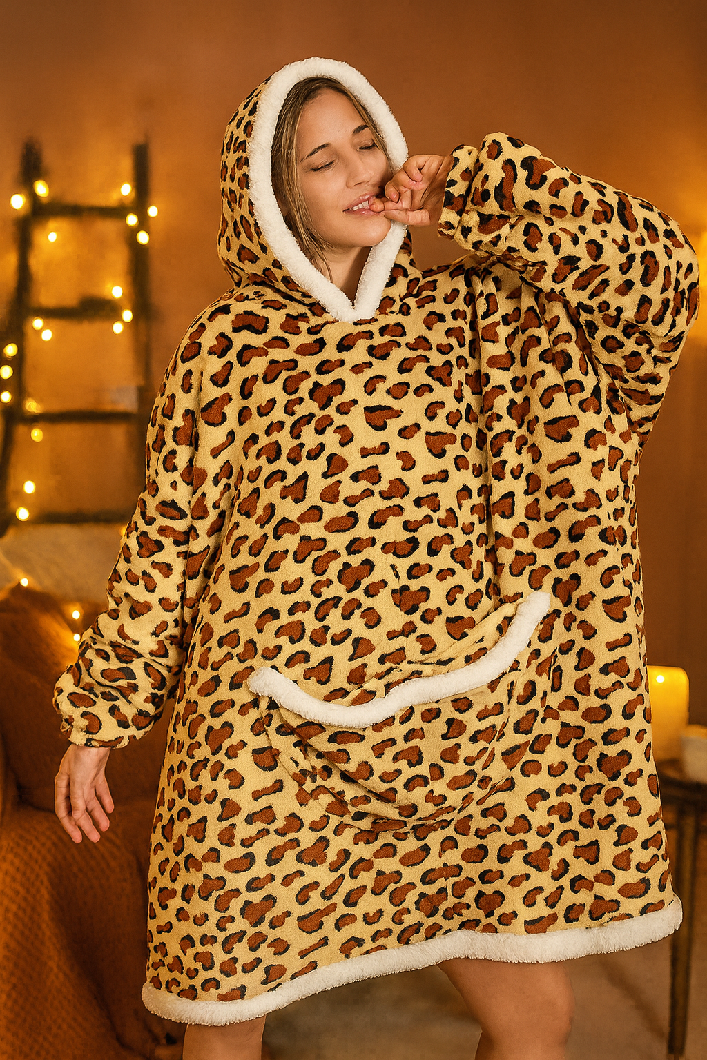 Mia | Manta com Capuz e Mangas