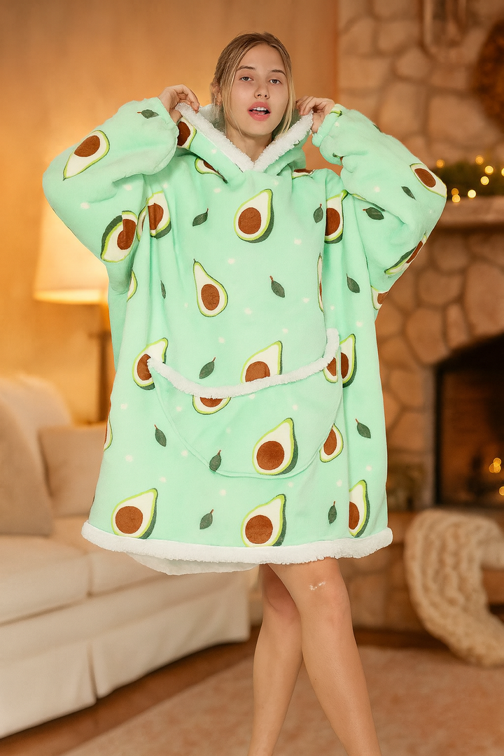 Mia | Manta com Capuz e Mangas