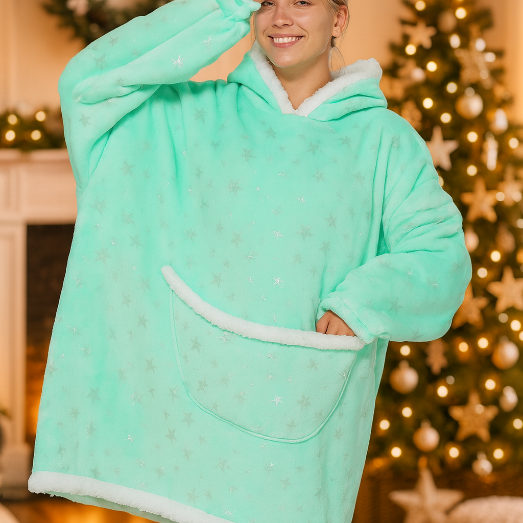 Mia | Manta com Capuz e Mangas