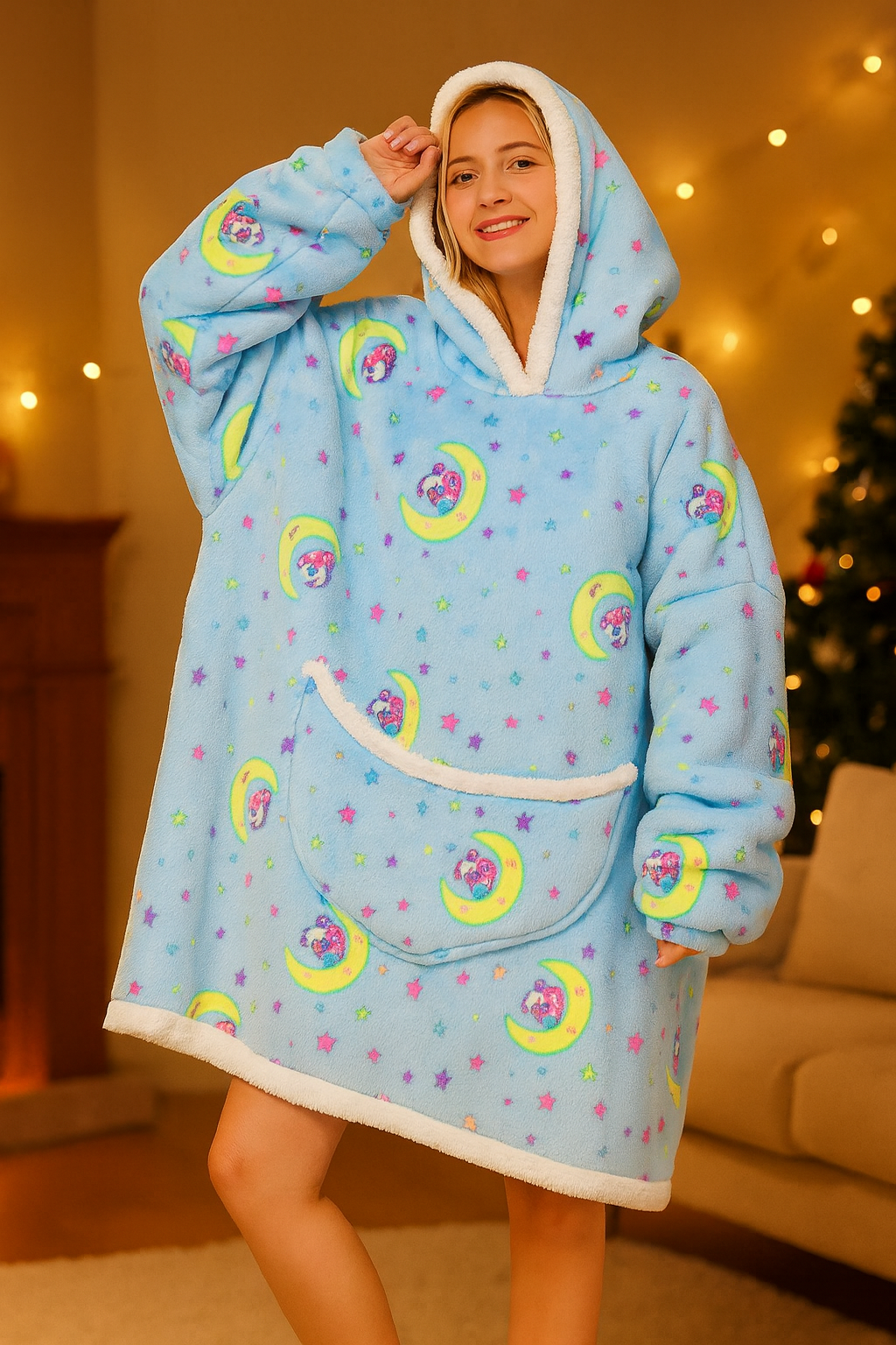 Mia | Manta com Capuz e Mangas