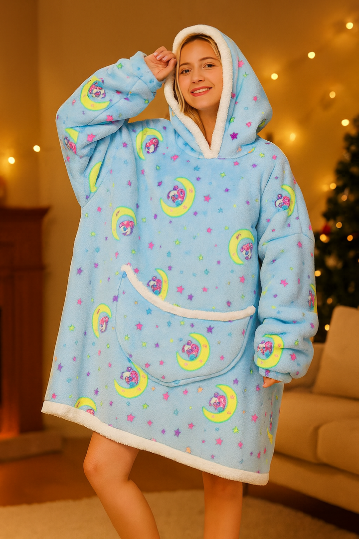 Mia | Manta com Capuz e Mangas