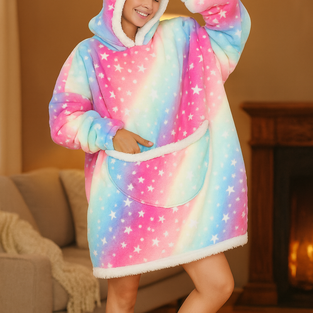 Mia | Manta com Capuz e Mangas