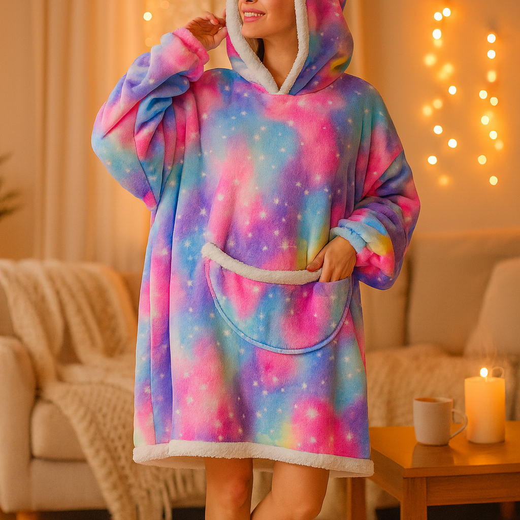 Mia | Manta com Capuz e Mangas