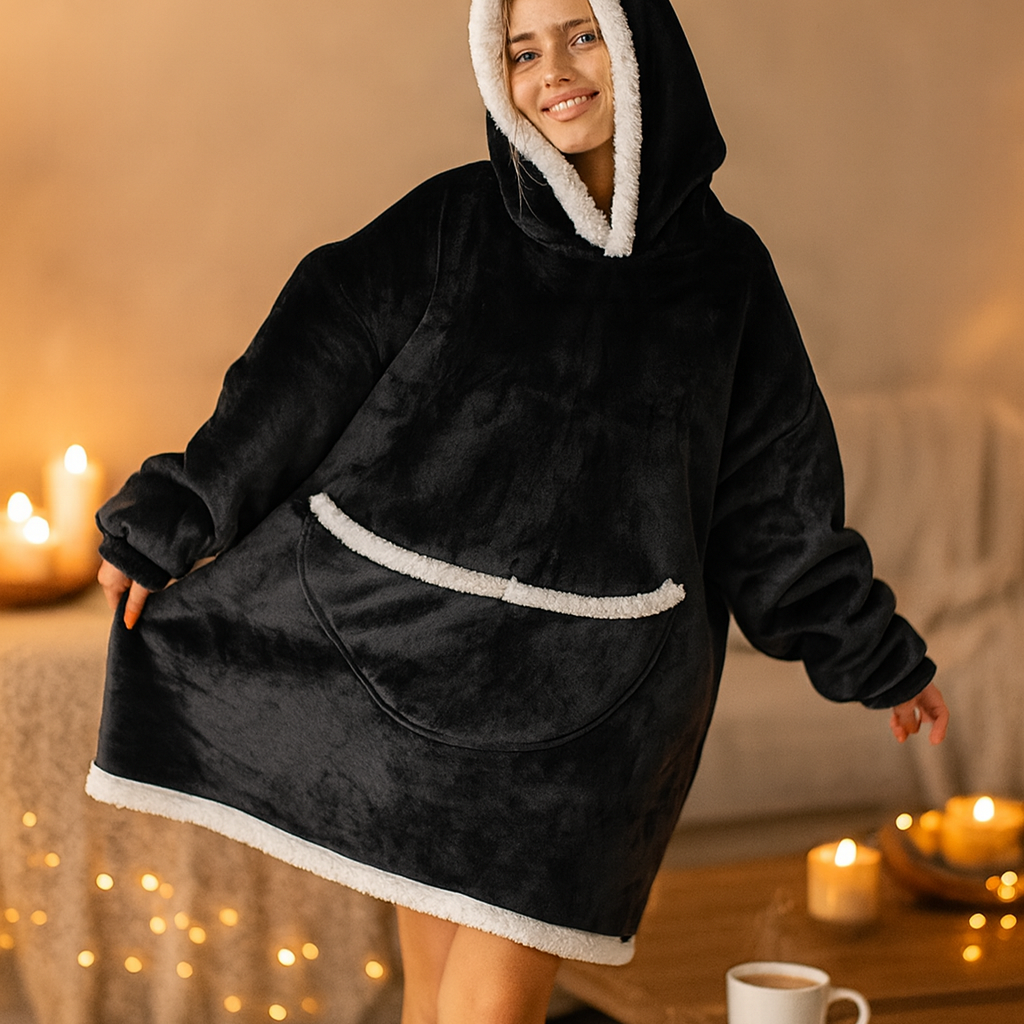 Mia | Manta com Capuz e Mangas