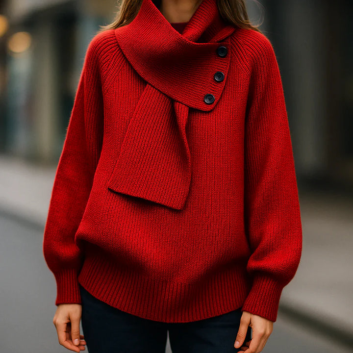 Vitória | Camisola de gola-cachecol