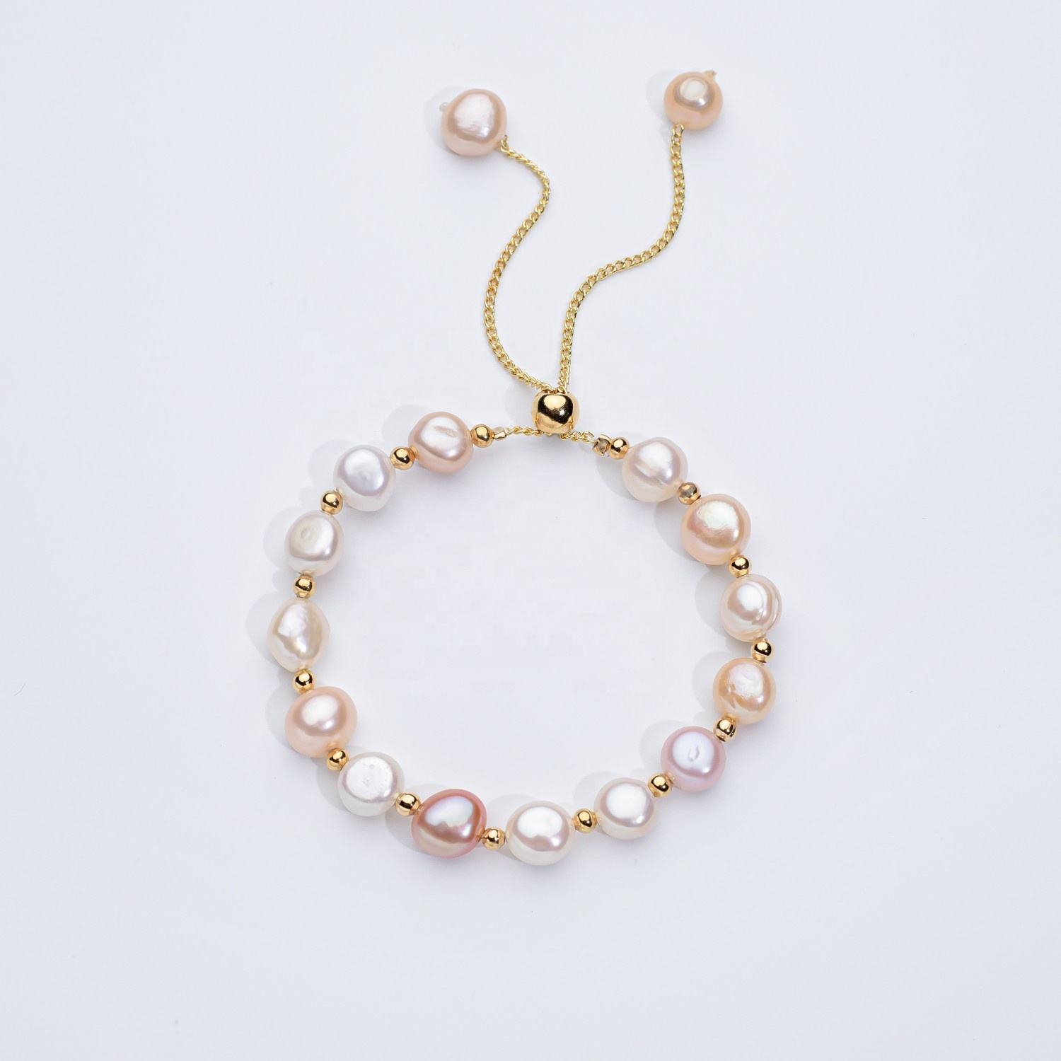 Pulseira de pérolas de água doce