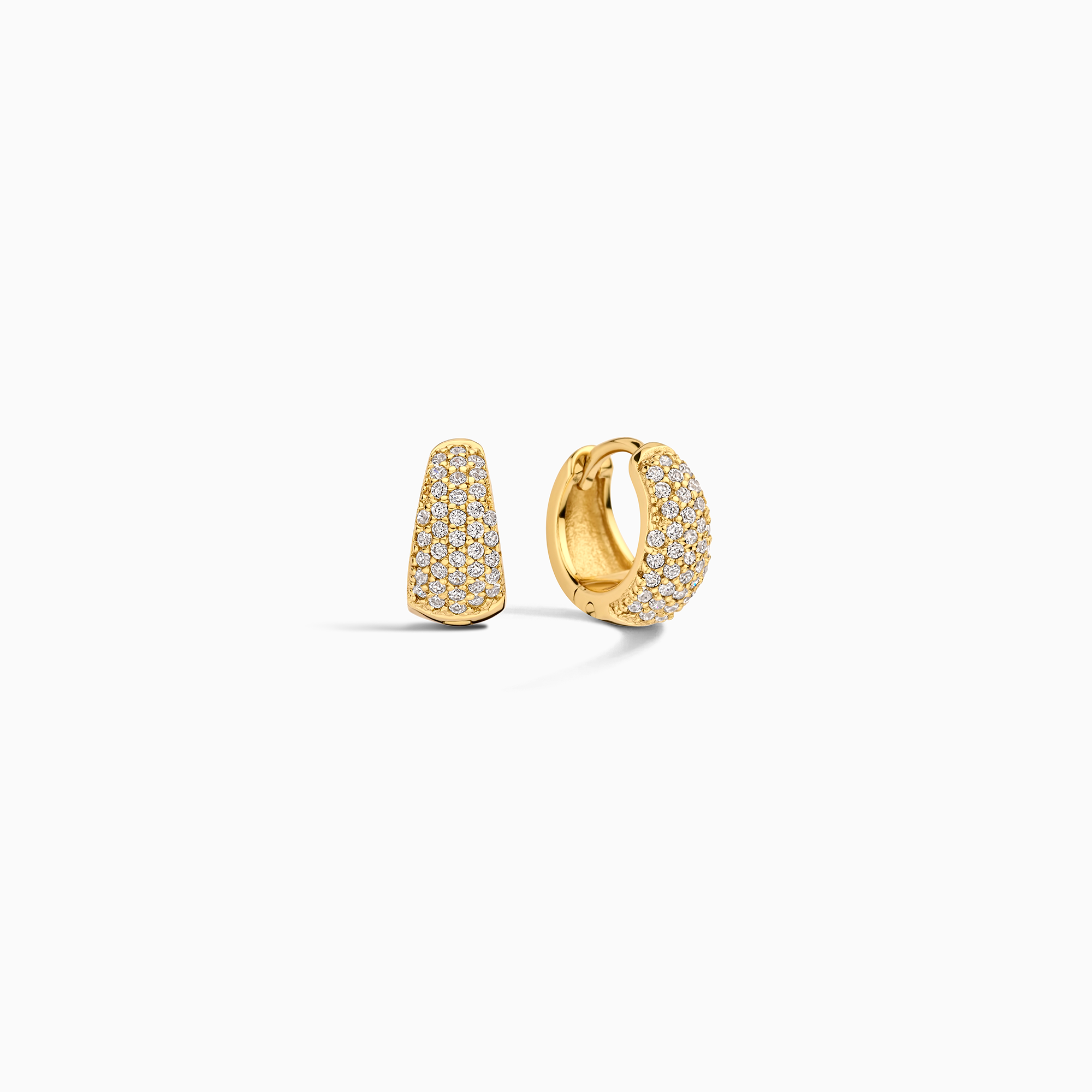 Aros Jules Mini | Ouro branco