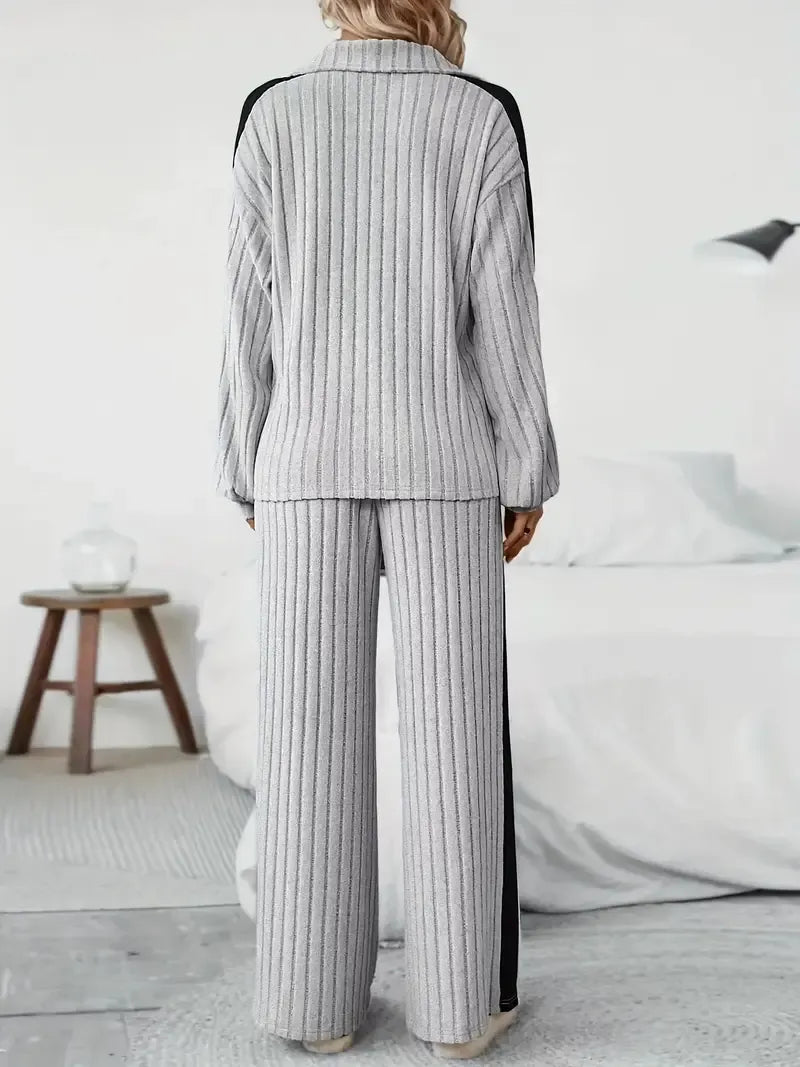 Miriam | Conjunto Canelado Descontraído