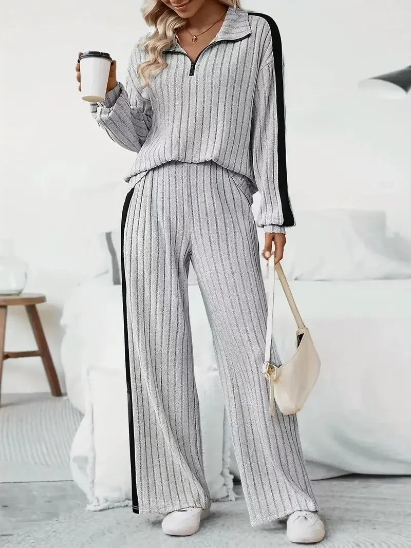 Miriam | Conjunto Canelado Descontraído