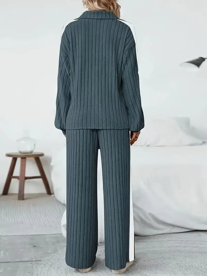 Miriam | Conjunto Canelado Descontraído