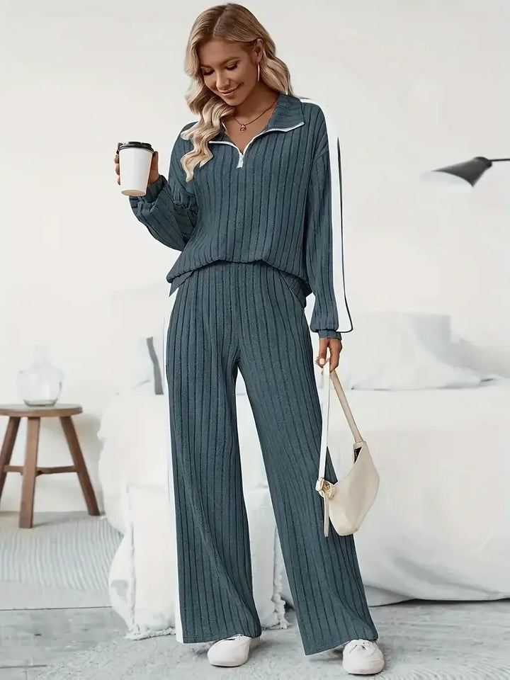 Miriam | Conjunto Canelado Descontraído