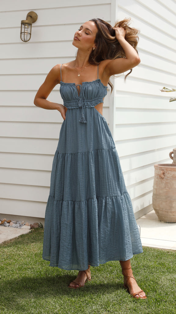 Alda | Vestido midi com alças