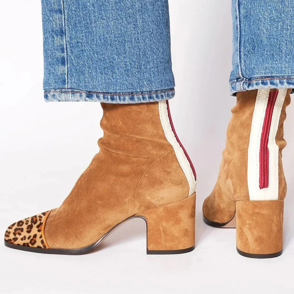 Melody | Botas de Salto Quadrado