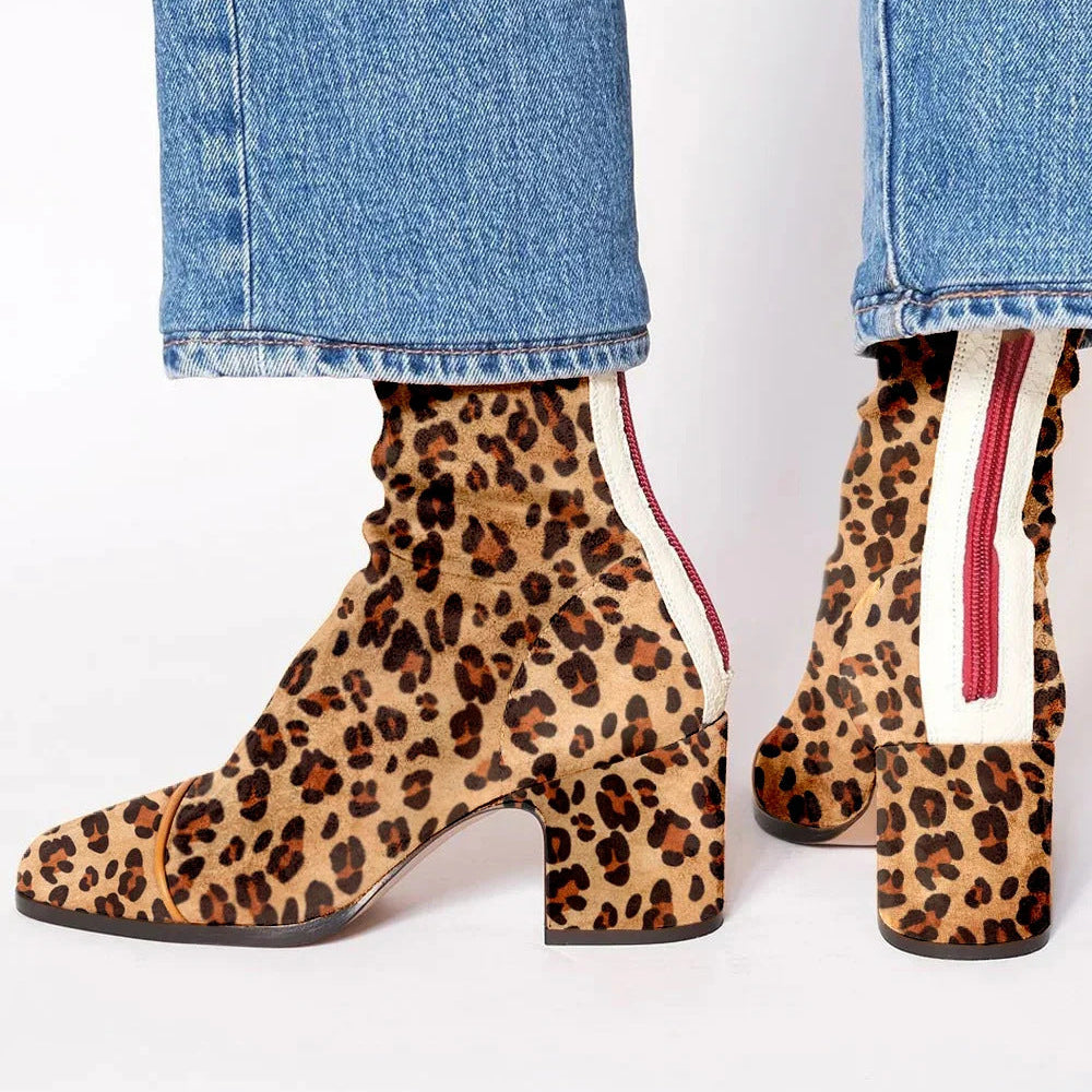 Melody | Botas de Salto Quadrado