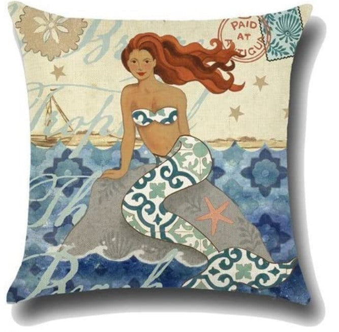 Capa de Almofadas Sereia