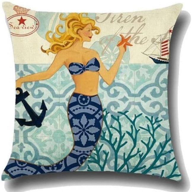 Capa de Almofadas Sereia
