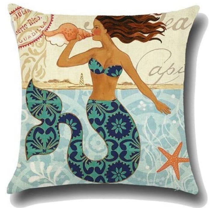 Capa de Almofadas Sereia