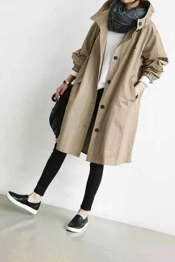 Doroteia | Trench Coat Elegante e Impermeável