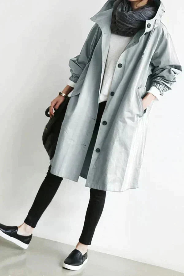 Doroteia | Trench Coat Elegante e Impermeável