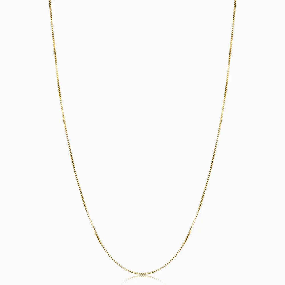 Colar Bodega Box | Ouro Branco